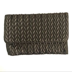 Gun Metal Clutch Purse